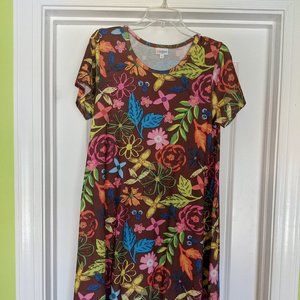 LULAROE Carly Tropical Dress S